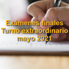 Exámenes finales Mayo 2021