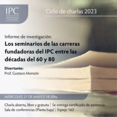 Ciclos de Charlas IPC 2023