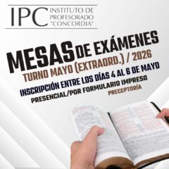 Inscripción a exámenes finales del turno extraordinario mayo/2026